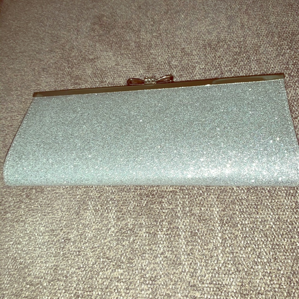 Clutch purse women’s silver